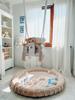 Nest Mat 120cm for Children, Velvet Soft Light Mint