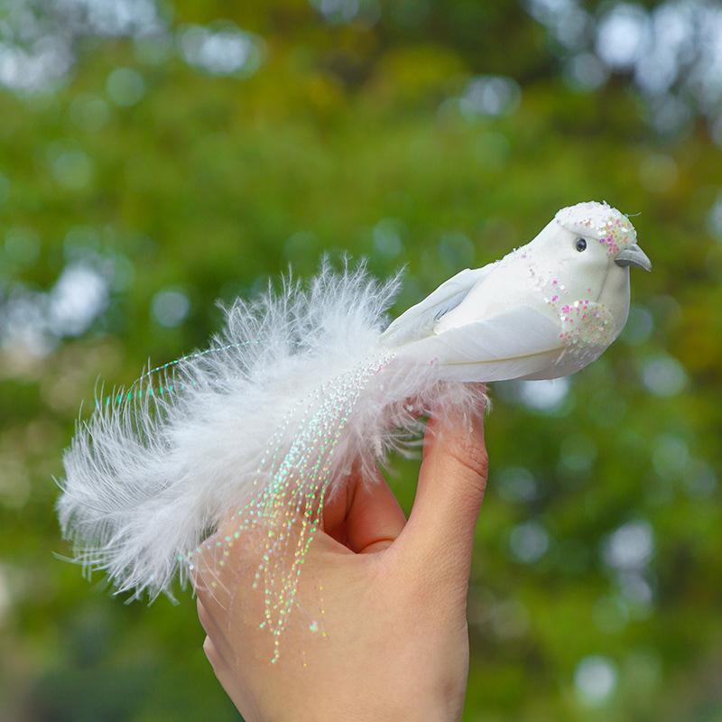 1Pcs Cute Artificial Birds Fake Foam Animal Simulation Feather Birds Models Tit Diy Craft Home Garden Ornament Decoration