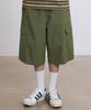 Illuminate Banding Cargo Bermuda Shorts - Khaki