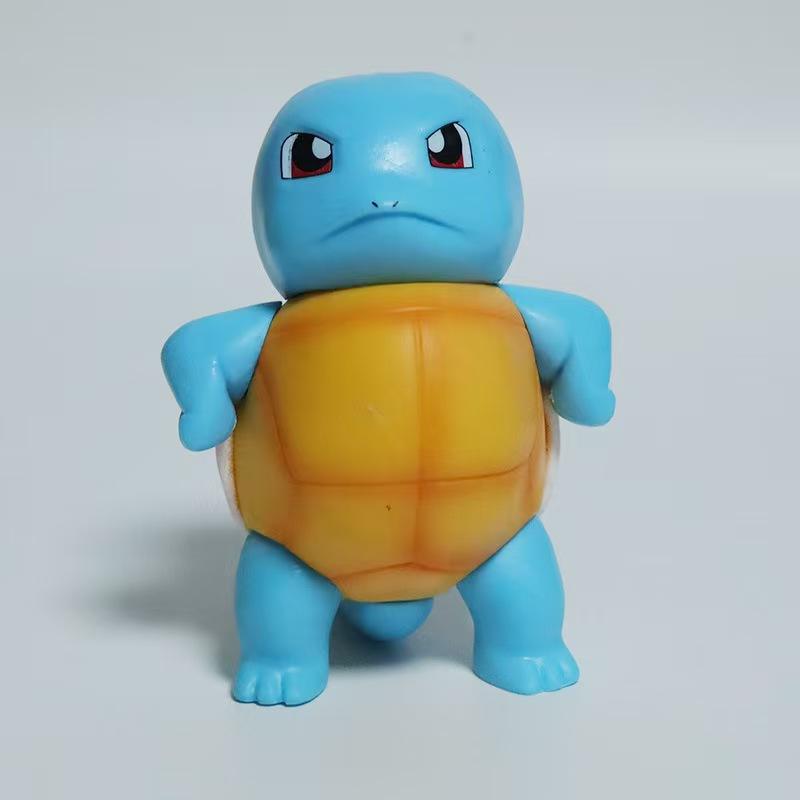 9cm Kawaii Pokemon Anime Figure Cute Squirtle Action Figure Model PVC Doll Collection Desktop Decoration Toys Gift