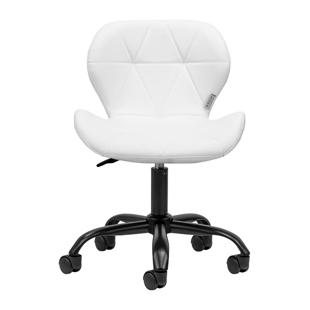 Taboret Kosmetyczny Qs-06B Czarno Biały