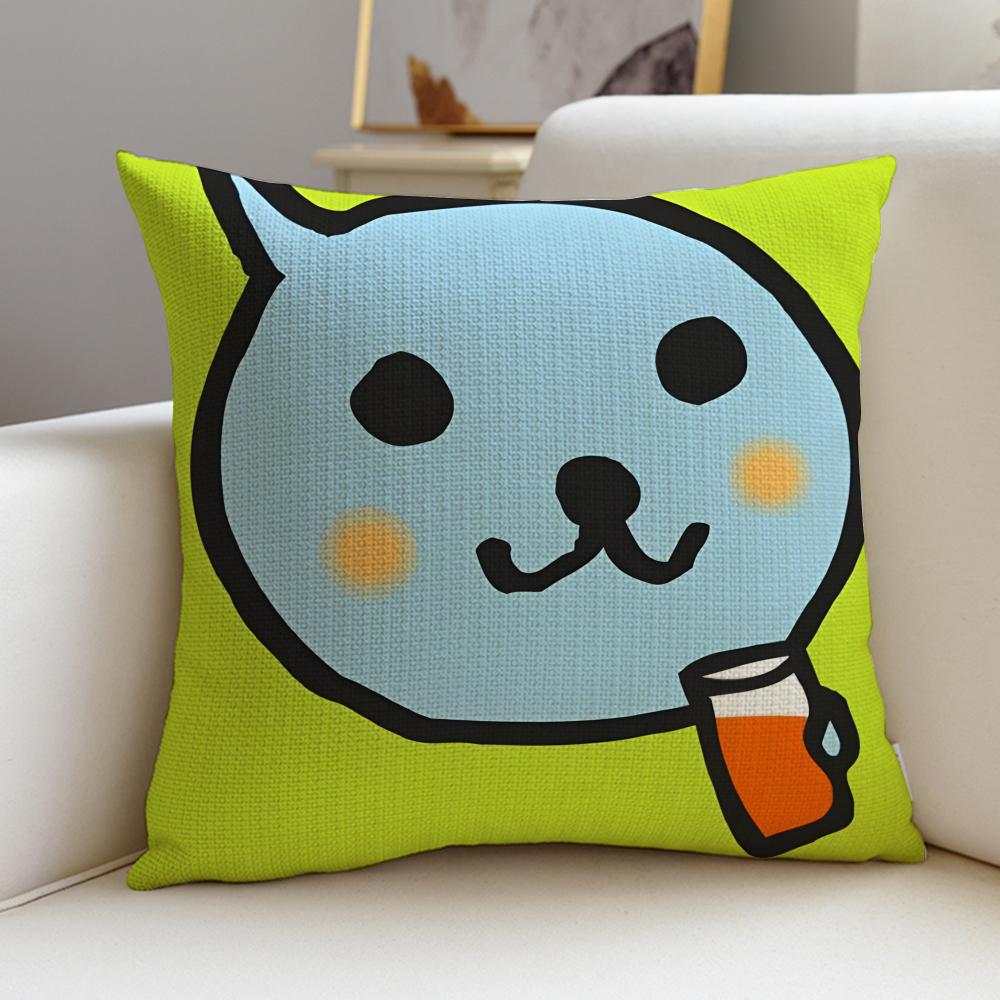 Classic QQooS Cushion Cover Breathable and Skinfriendly Linen Pillowcase Square Removable and Washable Cushion
