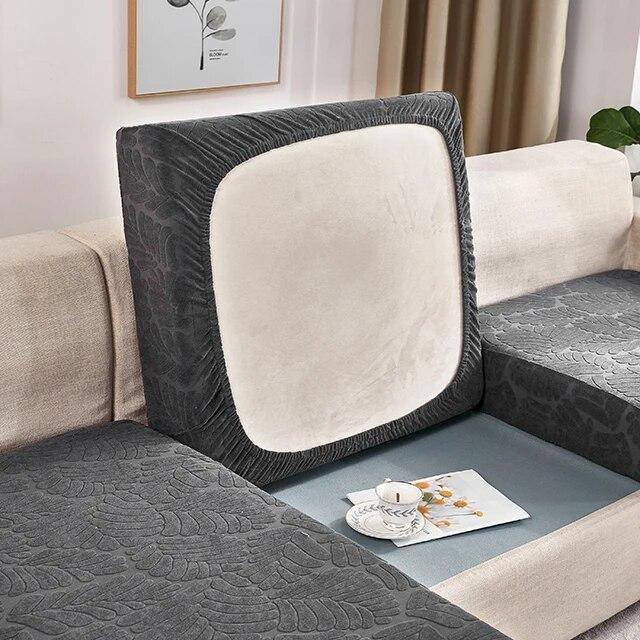 New Jacquard Sofa Seat Cushion Cover Thick Elastic for Living Room Armchair Corner Sofa Covers Slipcover Couch Cover Decorate