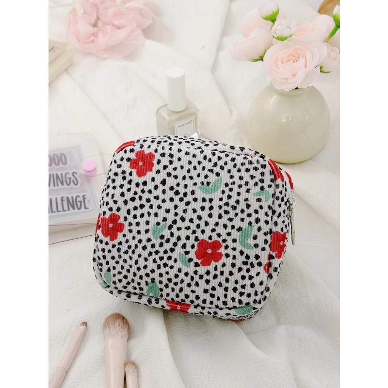 Mulheres Mini Maquiagem Moeda Dinheiro Carteira Bolsas Organizador Kawaii Viagem Pequeno Cosmético Batom Fone De Ouvido Bolsa De Armazenamento Bolsa