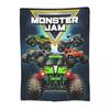 Monster Jam Grave Digger Truck Blanket Cover Wool Throw Blanket Home Couch Printed Soft Warm Bedsprea