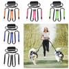 Anti-Tangle Double Dog Leash with Pouch Adjustable Hands Free Dog Leash  Pet Training