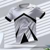 Schnelltrocknendes, atmungsaktives Herren-T-Shirt für den Sommer, für Laufen im Freien, Fitness, Sport, kurzärmelig, lässiges T-Shirt mit Rundhalsausschnitt, übergroßes T-Shirt für den Alltag