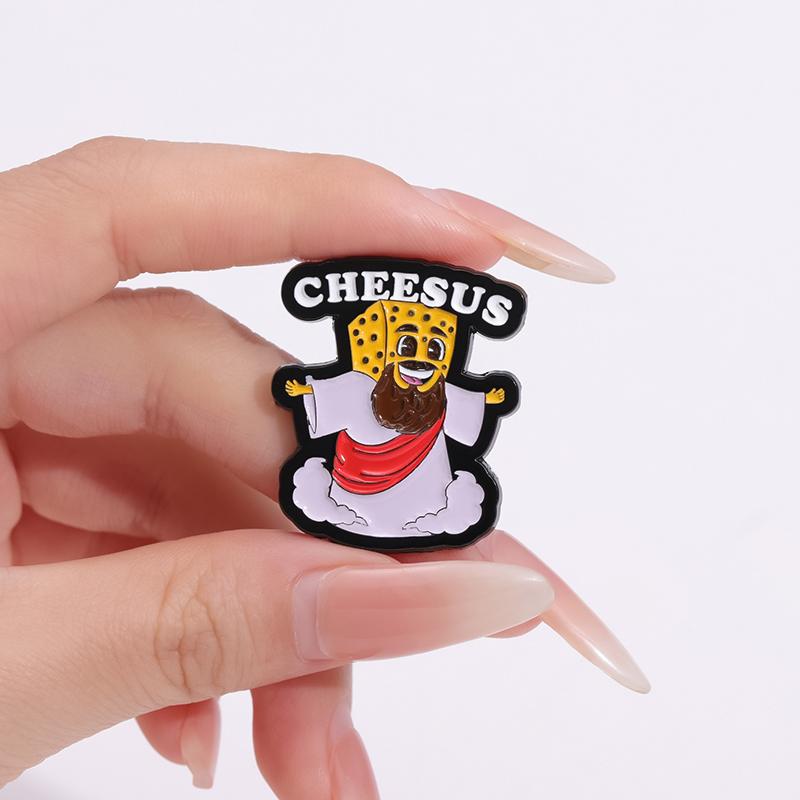 Jesus Is Lit Enamel Pins Custom GOD IS NO DEAD Brooches Lapel Badges Holy Jesus Jewelry Gift for Friends
