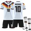 2025-26 World Cup No. 13 Muller 6 Kimmich Country Germany Home No. 10 Musiara Football Uniform