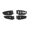 For Honda Accord 2018-2022 Carbon Fiber Window Lift Panel Switch Cover Trim 4pcs