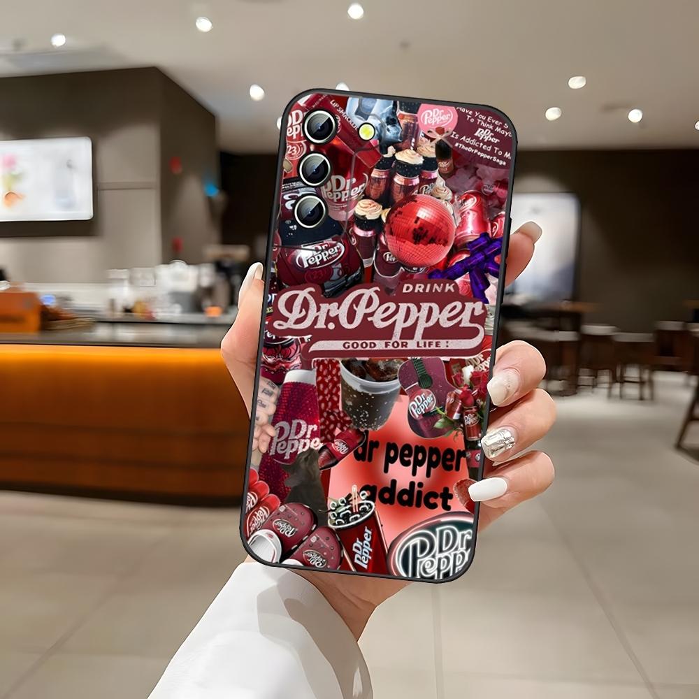 

Drinking Dr-P-Pepper Phone Case For Samsung S24 Ultra S22 S23 S25 S20 Fe S21 Plus A54 A34 A16 A53 Back Cover Samsung s23fe
