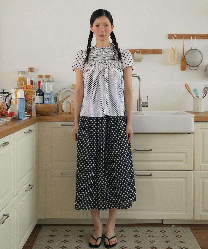 Double Quartz Mui Smoking Skirt (Dot)