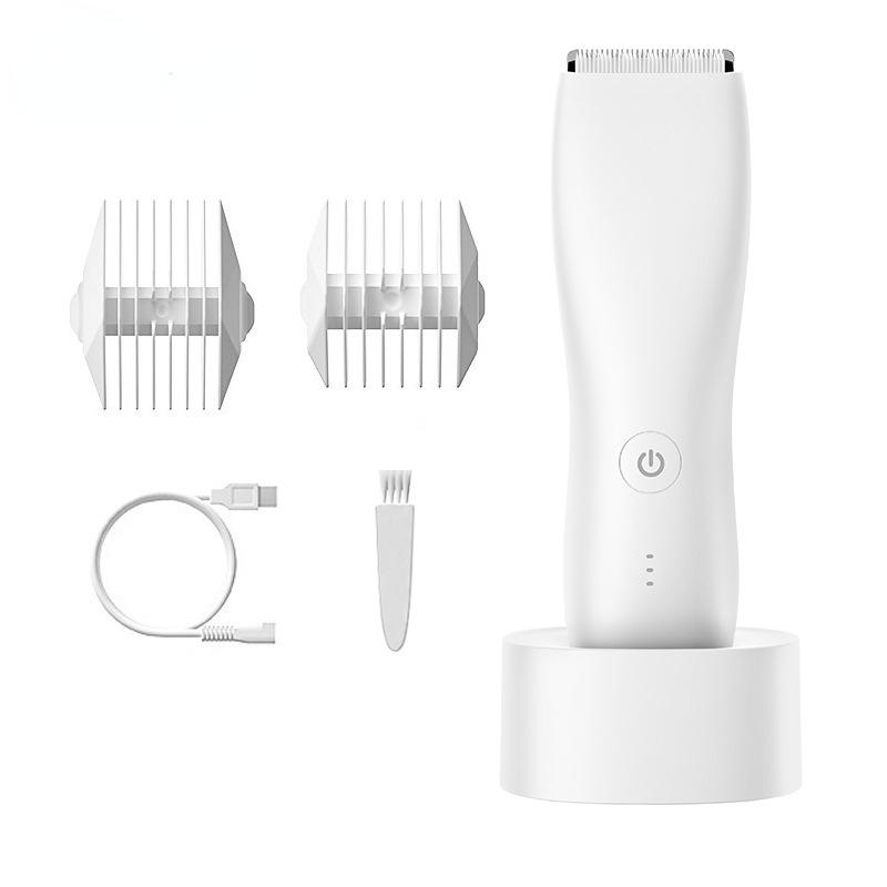 

Профессиональная машинка для стрижки волос, аккумуляторная машинка для стрижки бороды, электробритва для бритья волос на теле, безопасная бритва белый