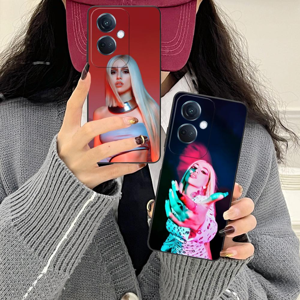 Fashion Ava Max Matte TPU Mobile Phone Case for OPPO Reno 14 13 12 11 10 9 8 7 6 5 F T Pro 5G Colorful Printing Cover
