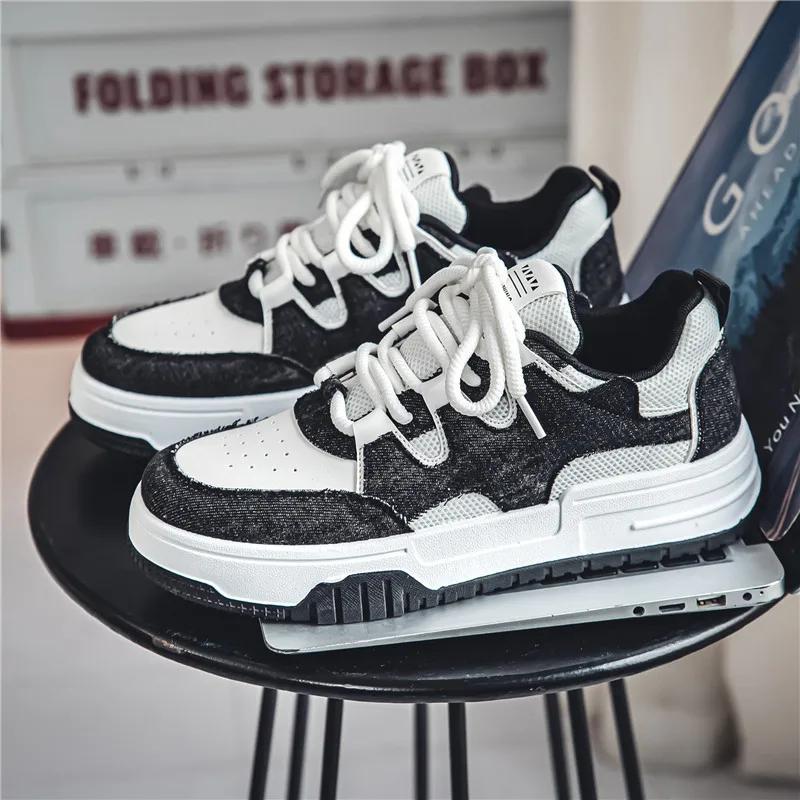 Men s Shoes 2026 Spring and Autumn New Niche Design Sense Casual Retro Thick Sole Sports Versatile Trend Board Shoes for Men 39