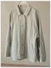 Women's Autumn Cotton Linen Short Cardigan with Raglan Sleeves