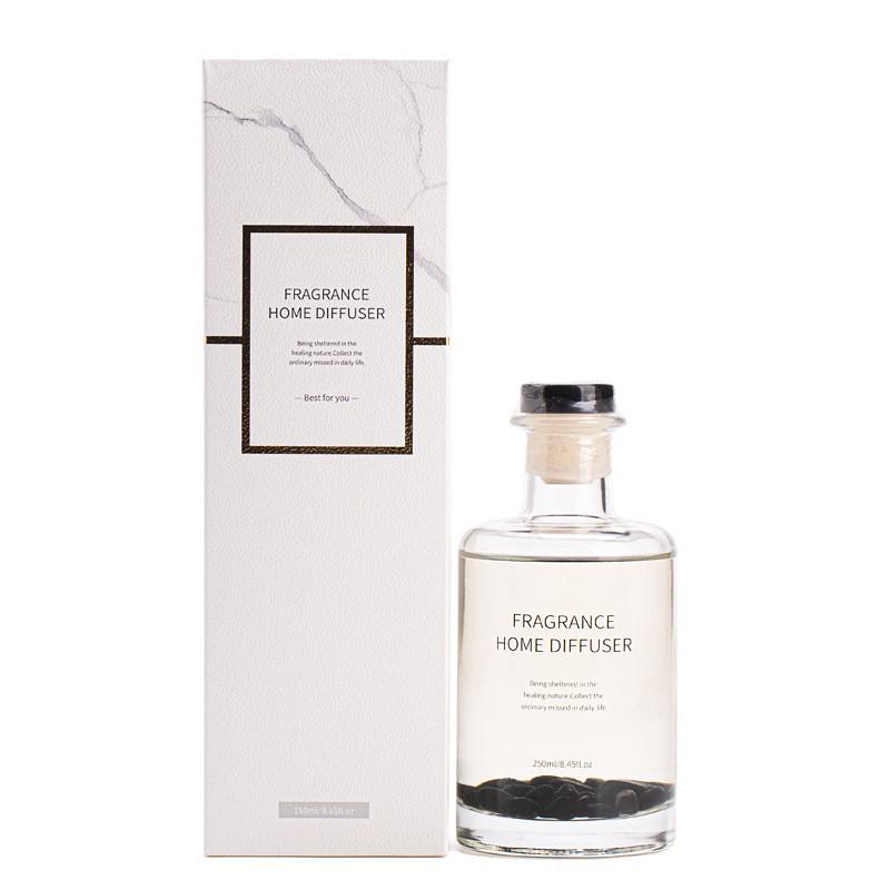 Rattan Glass Aromatherapy Diffuser: Flameless Essential Oil Decor for Home, Bedroom & Hotel