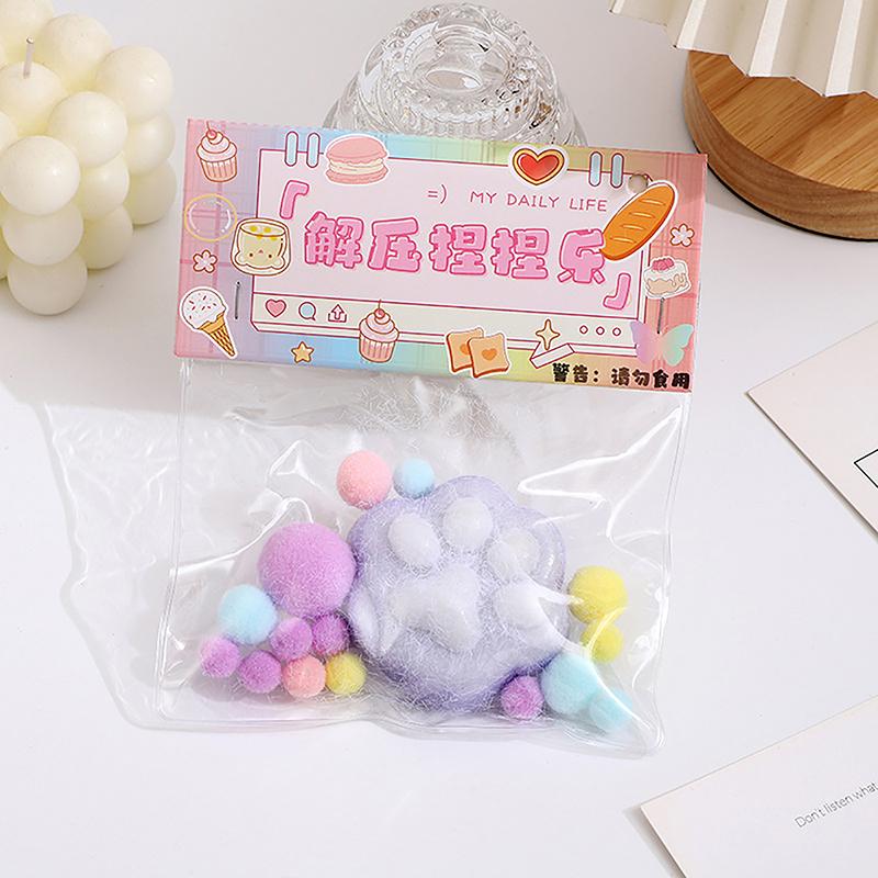 Cute Cartoon Cat Paw Squishy Toy Soft Hi Squeeze Toy Slow Rebound Stress Relief Toys Stress Release Hand Relax Gifts