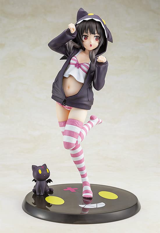 CAworks Anime Blessing on This Wonderful Megumin Hooded Chomusuke Regular Edition Scale Plastic Painted Complete Figure "KonoSuba God's World!" Ver.