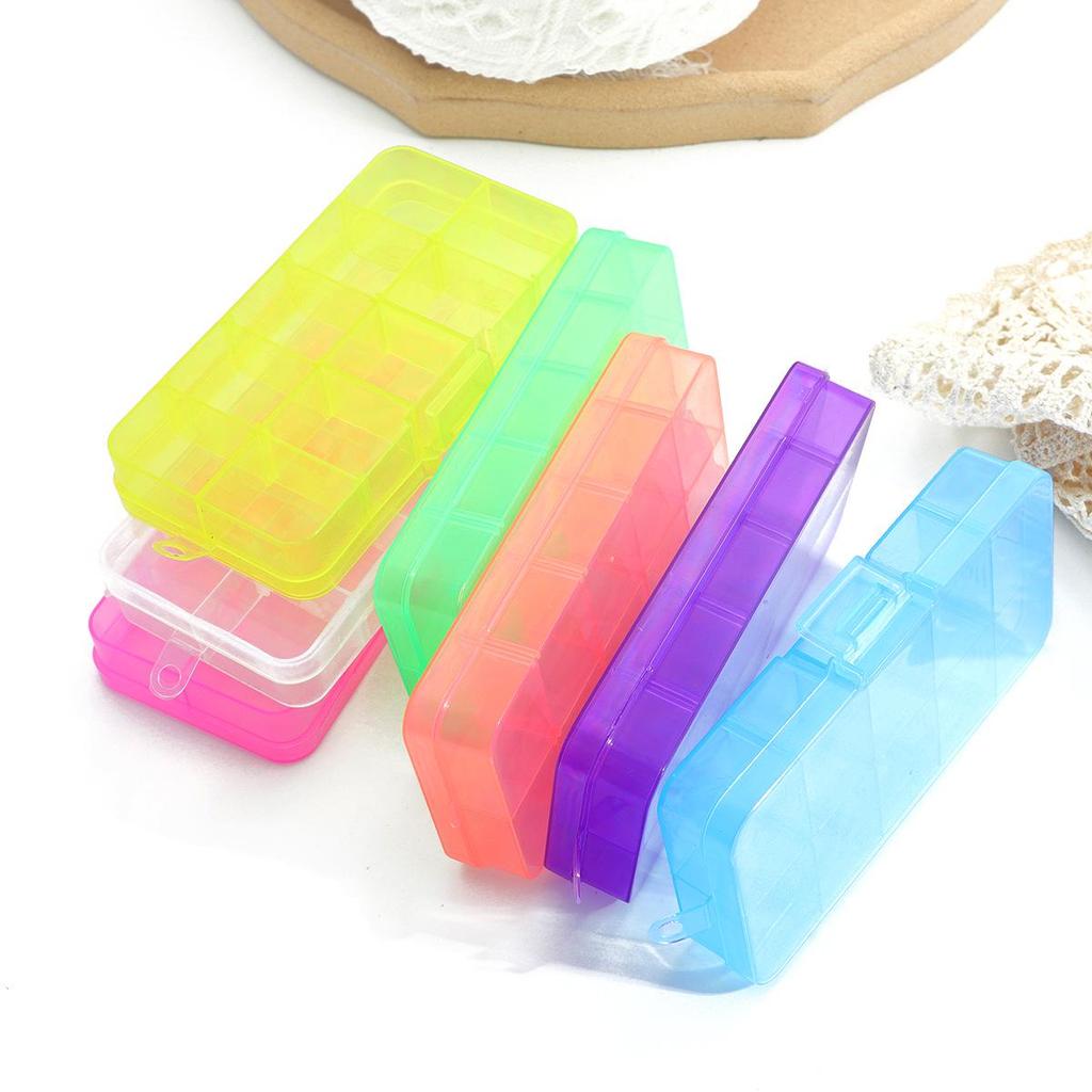 Multi-Size Transparent DIY Jewelry Storage Box Set