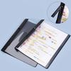 6Pcs File Sleeves Letter Size File Document Folder Filing Folder with Rotating Clamp Presentation Folder Hold 200 Sheets