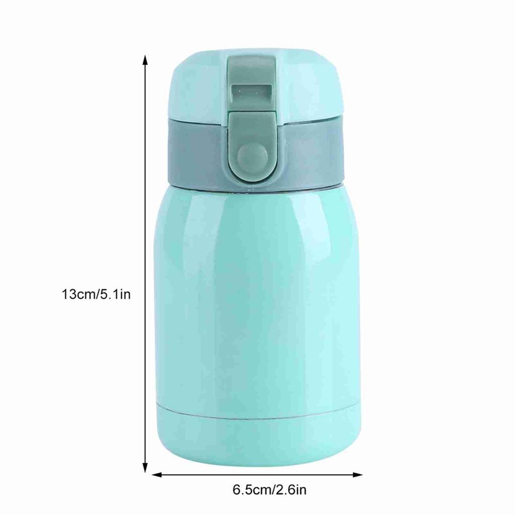 200ML Mini Edelstahl Doppelwandig Vakuumisoliert Tasse Thermoskanne Bürobecher