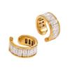Ear Cuffs Estilosos Com Strass Versátil Ear Cuff de Strass Brilhantes Presilhas de Orelha Charme Adequado Para Todos os Estilos