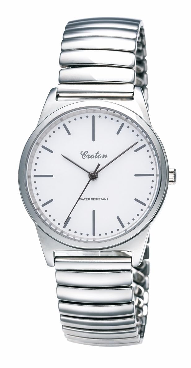 

Croton RT-178M-04 Men s Silver Watch with 3 Hands