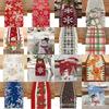 Christmas Table Runner Merry Christmas Decorations for Home 2024 Cristmas Table Flag Cover Navidad Noel Gift New Year Tablecloth