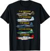 WOII Vliegtuigen Warbirds Gevechtsvliegtuigen Militaire Cadeau Uniseks T-shirt