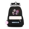 Murder Drones Backpack Teenager Daily Backpack Hot Anime High Capacity Rucksack Student Schoolbag Purple Bookbag Christmas Gift