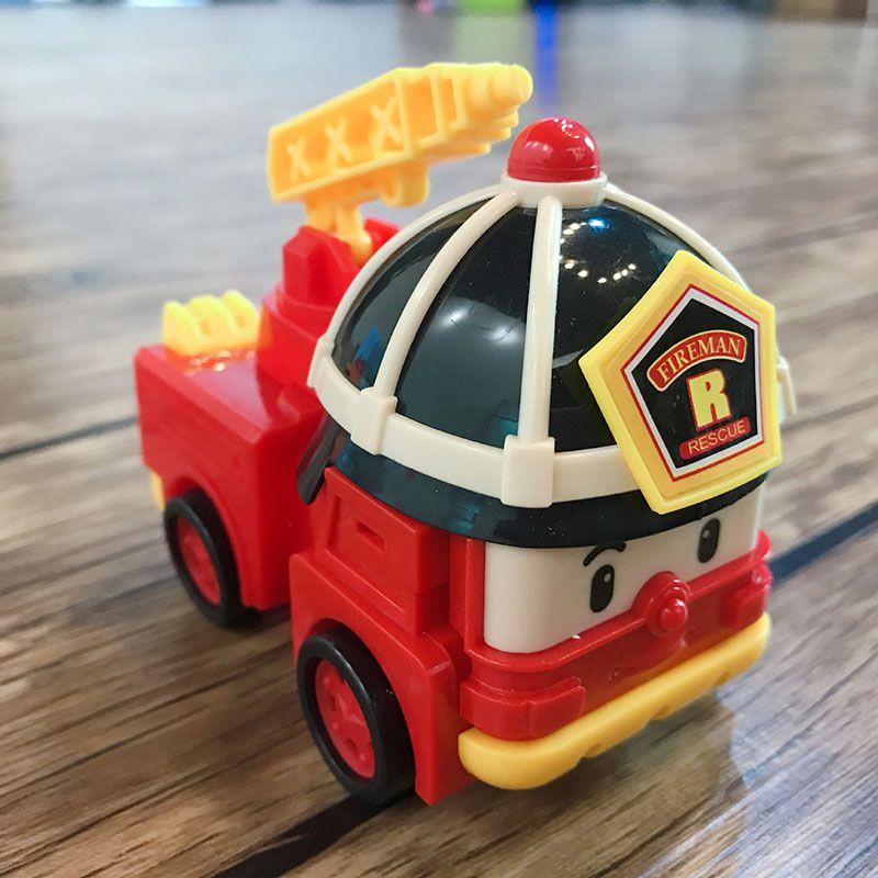 High-quality Robocar Poli Roy Amber Transformers Robot Action Figures Car Bus Set