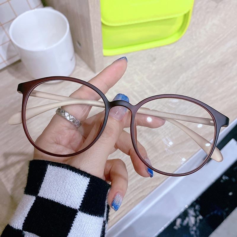 Eyeglasses Anti-blue Ray Light Korean of Mobile Phone Computer Eye Protection Anti-radiation Glasses Metal Frame Eyewear [