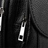 Black Italian genuine leather backpack Borse in Pelle