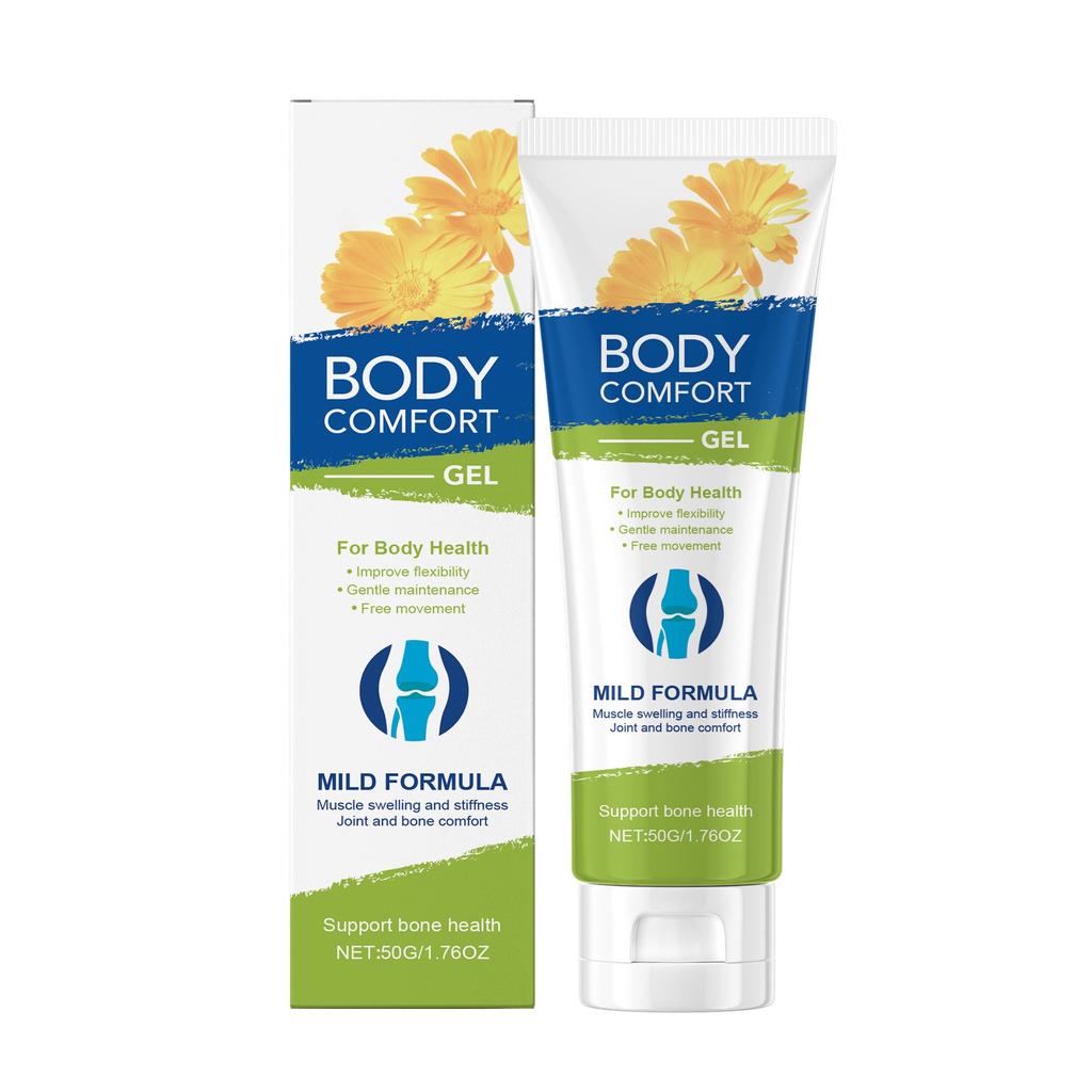 Body Care Gel, Relaxing And Refreshing For Muscles And Joints, Reducing Fatigue. Plant-based Massage Care Gel.
