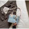 Petit sac seau portable simple pour femme nouveau sac bandoulière messager sac de ville à strass chaud petit sac