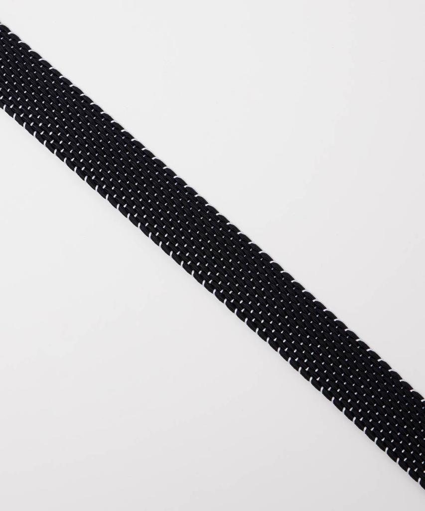 [Munsingwear] Belt, Elastic Mesh, Stretch Fit, Made In Japan, Golf, MG5FBL03M, Men's, BK00 (Black) F