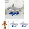 Shark Plush Toy With Pp Cotton Filling Short Plush Animal Stuffed Doll For Kids
