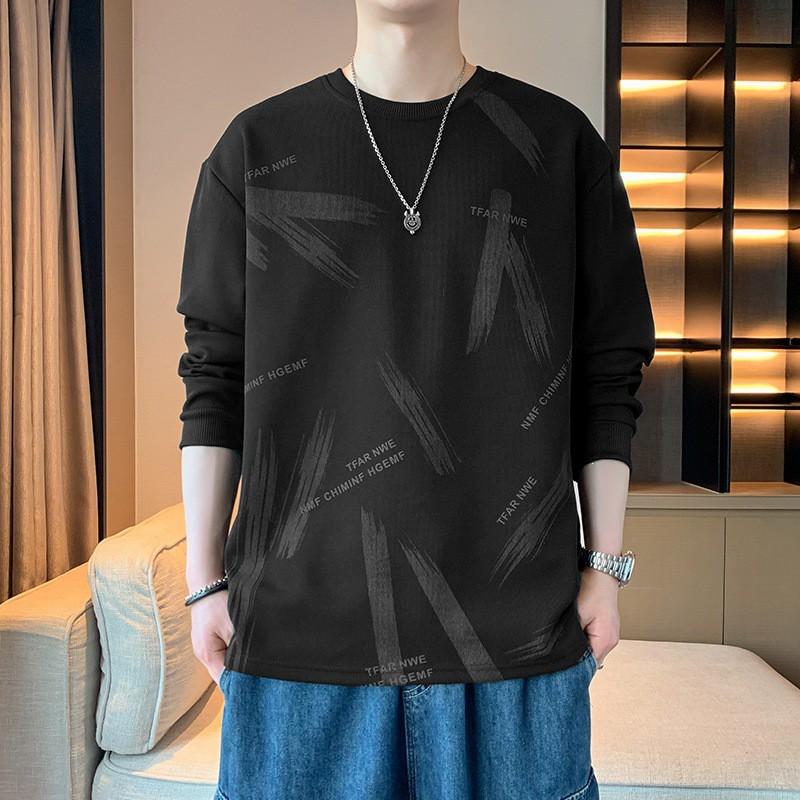 2026 Mens Graphic Sweatshirt Long Sleeve Casual Everyday Wear
