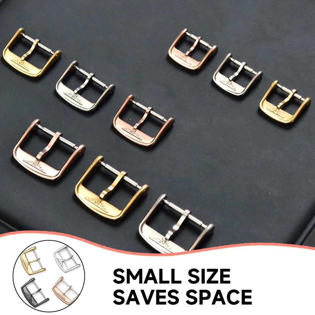 10/12/14/16/18/20mm Stainless steel watch clasp adapted to Longines L2L4 Jialan Majestic Jialan Luya watch buckle accessories