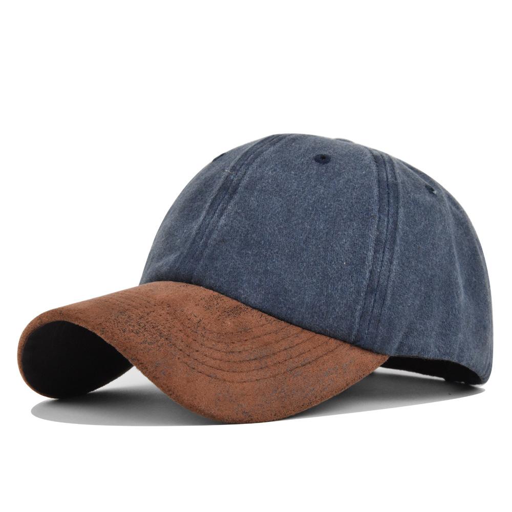 Minimalistische Einfarbige Baumwoll-Baseballkappe für Herren Damen Hohe Qualität Verstellbar Weiches Oberteil Lässig Outdoor Sport Sonnenschirm Sonnenhut 54-60cm gray