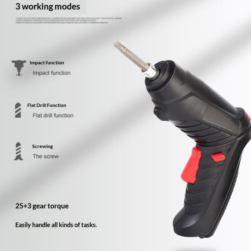 3.6V Power Tools Set Household Maintenance Repair Lithium Battery Mini Electric Drill Household Cordless Screwdriver