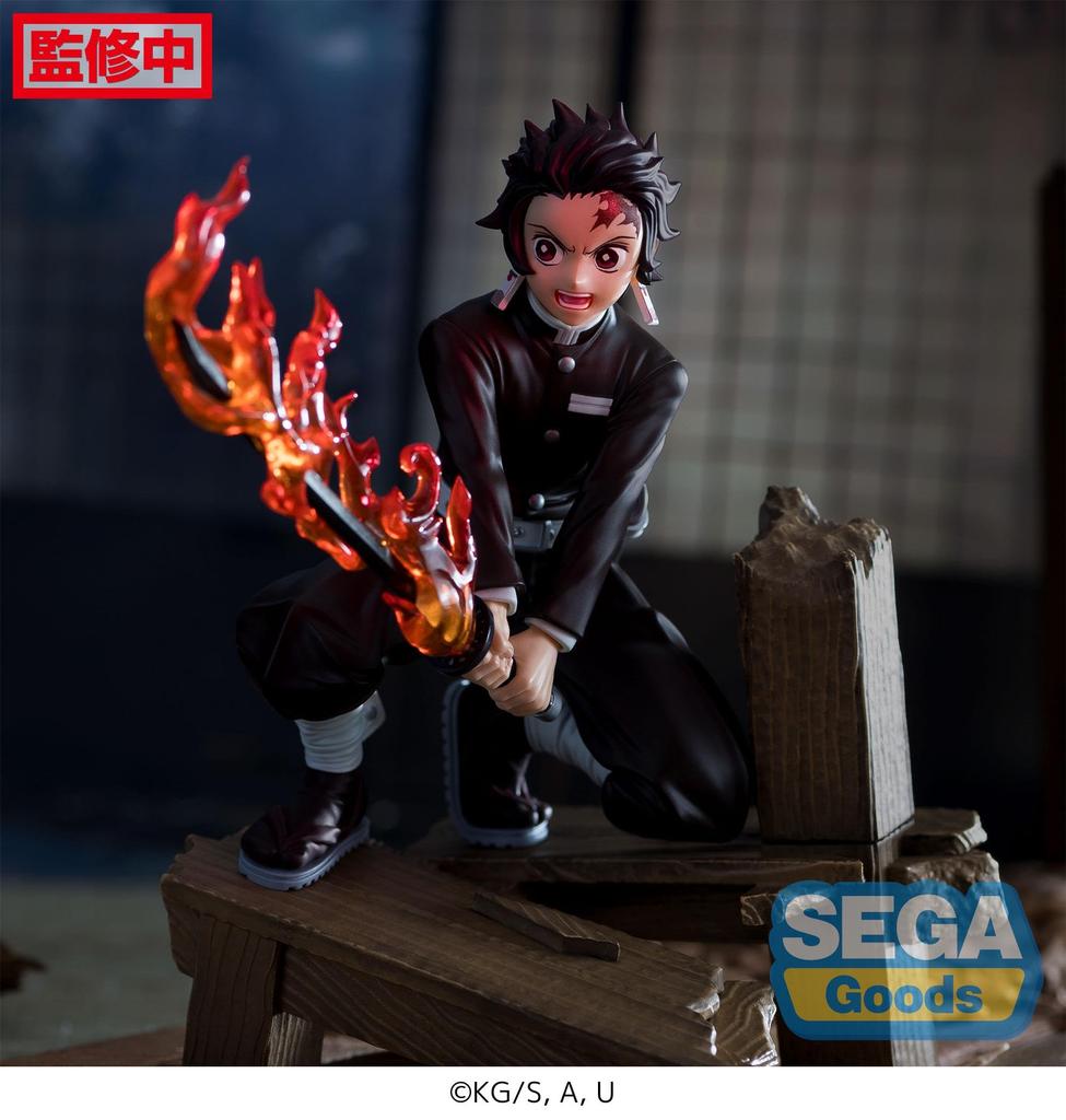 Kimetsu no Xross Link Tanjiro Kamado Schmiededorf-Bogen "Dämonentöter Yaiba" Figur -