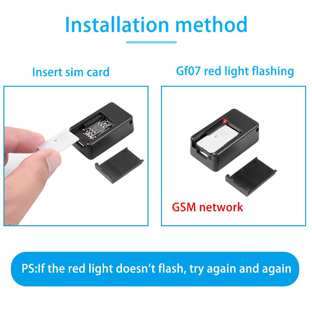 Mini GPS Tracker Car GPS Locator Anti-theft Tracker Car GPS Tracker Anti-Lost Tracking Device Voice Control GSM/ GPRS/GPS