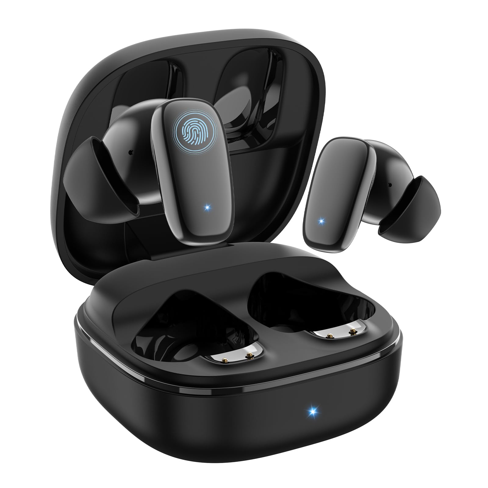 

[2025 Upgraded Wireless Earphones] Earphones bluetooth5.4 ANC Noise Canceling Bluetooth Earphones HiFi Sound Quality Up to 36 Hours Playtime