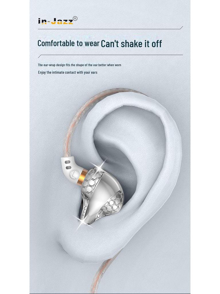 Sport-Ohrbügel-In-Ear-Kopfhörer mit starkem Bass und hochwertiger Geräuschunterdrückung