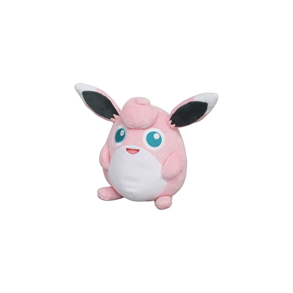 San-ei Trading Pocket Monster All Star Collection Jigglypuff Plush Toy 18x11x16.5cm Pokmon PP186