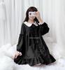 Japanese lolita dress op dress tutu skirt chiffon long sleeve star skirt soft sister star skirt girl cute