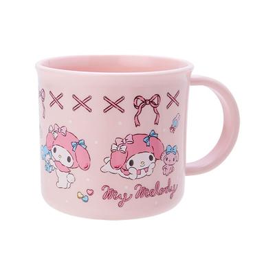 Plastic Cup for Children 200ml Dishwasher and Dish Dryer Safe Made In Japan Name Sticker Included My Melody My Melody Character 880701