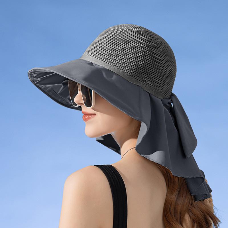 Summer Womens Wide Brim Sun Hat With Breathable Cotton For Outdoor Sun Protection